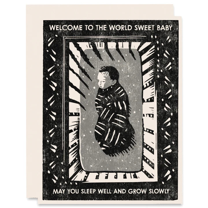 Algae Ink Welcome Baby Card